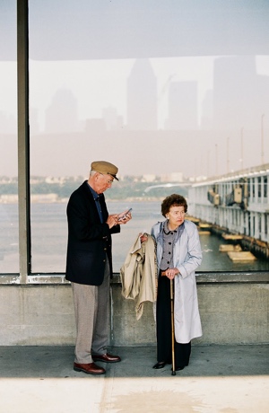 Elderly Couple on Dock | New York NY | 2007