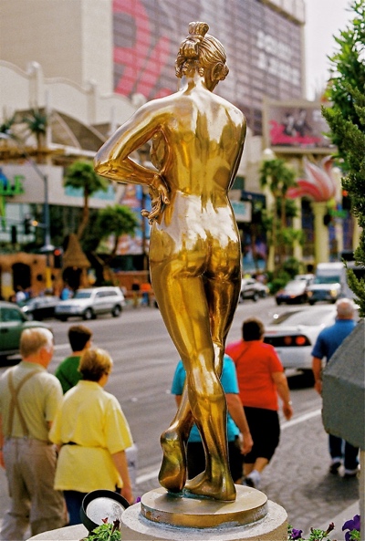 Bronze Nude on Strip | Las Vegas | 2012